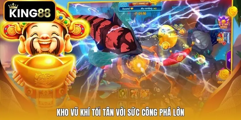 Kho vũ khí tối tân với sức công phá lớn