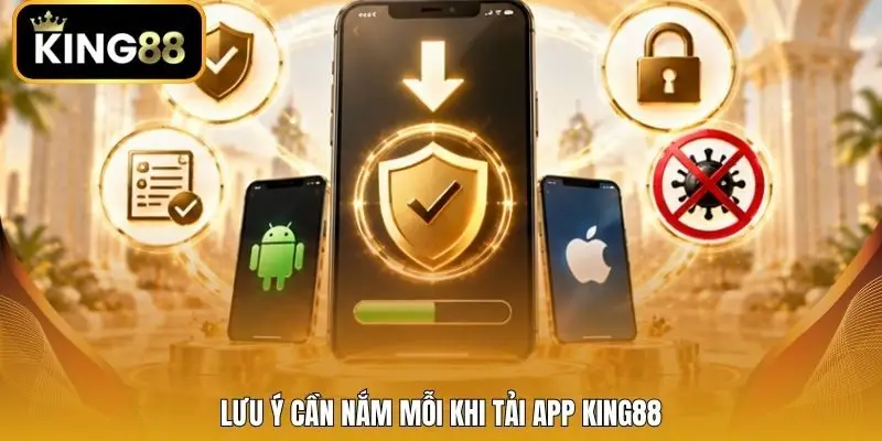Lưu ý cần nắm mỗi khi tải app King88